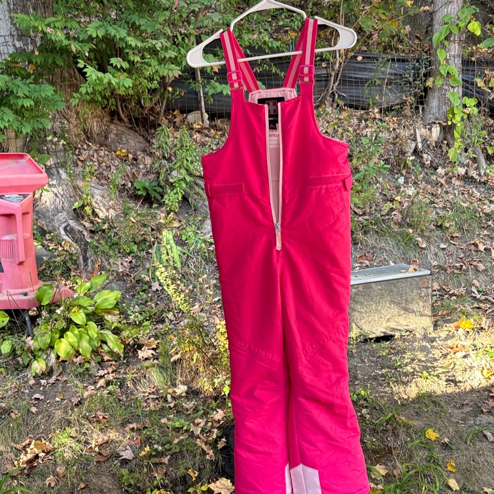 Swiss Tech Pink Kids Overalls